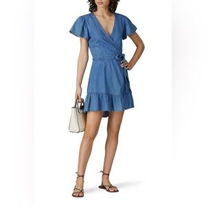 PAIGE Calie Wrap Dress Size XS